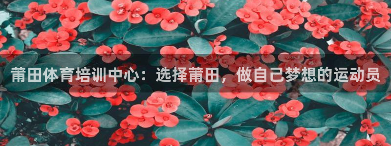 哈哈体育十年：莆田体育培训中心：选择莆田，做自己梦想的运动员